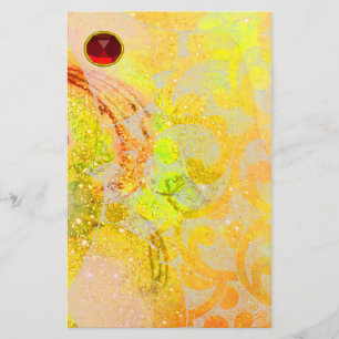 PAPETERIE VAGUES ROUGE RUBY