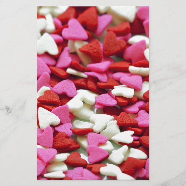 Papeterie Valentine Hearts (Devant)