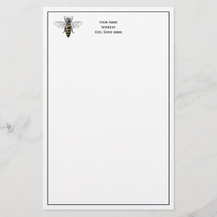 Papeterie Veste de blason vintage abeille prépa #2 Armoiries