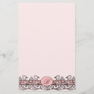 Papeterie victorienne de monogramme