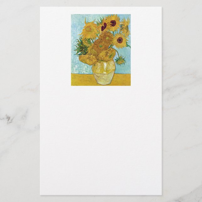 Papeterie Vincent Willem van Gogh , “ Sunflowers ” (Devant)