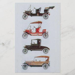 PAPETERIE VINTAGE CARS CLASSIQUE AUTO RESTAURATION - AUTOMOB