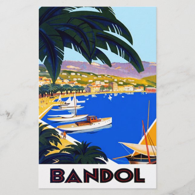 Papeterie Vintage Côte d'Azur (Devant)