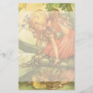Papeterie Vintage Fairy Tale, Frog Prince Princesse par Pond