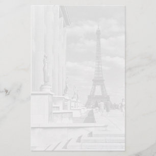 Papeterie Vintage France Paris Tour Eiffel Palais Chaillot