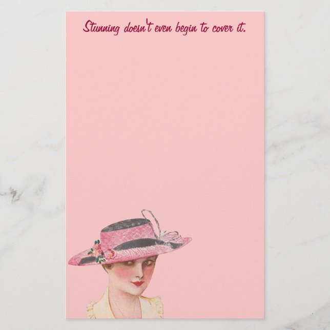 Papeterie Vintage stupéfiant (Devant)