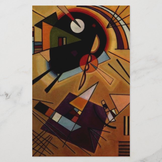 Papeterie Violet noir Kandinsky (Devant)