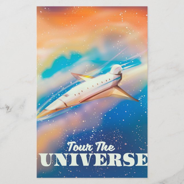 Papeterie Visitez le vaisseau spatial Universe (Devant)