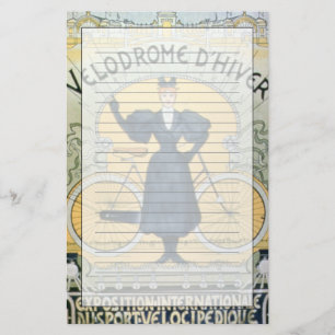 Papeterie "Voie d'emballage de cycle d'hiver", objet exposé