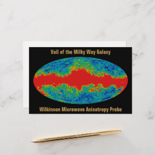 Papeterie Voile Galaxy Voie Lactée sur l'univers WMAP