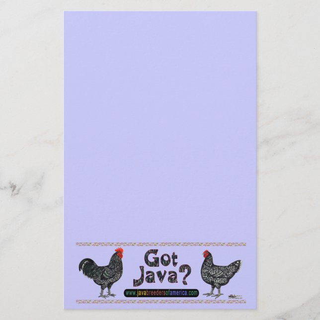 Papeterie Vous avez Java ? (Devant)