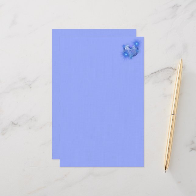 Papeterie Vous Êtes Toujours Dans Mon Coeur (Devant/Arrière en situation)