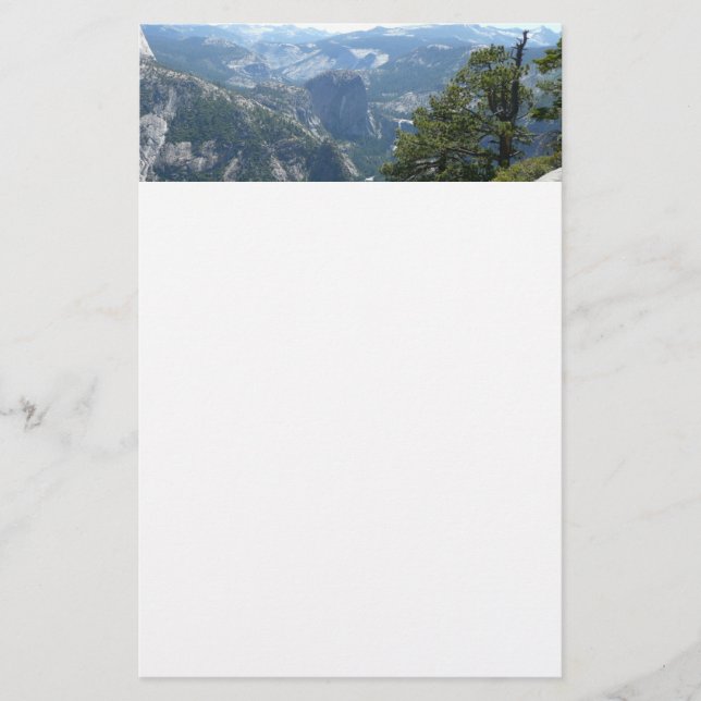 Papeterie Vue de Yosemite Mountain dans le parc national de  (Devant)