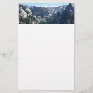 Papeterie Vue depuis Glacier Point dans le parc national de