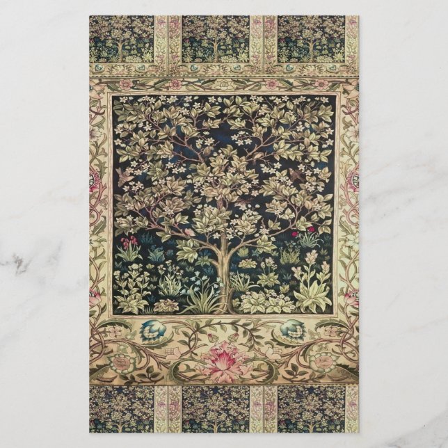 Papeterie Willam Morris de beaux designs et créations, Vint (Devant)