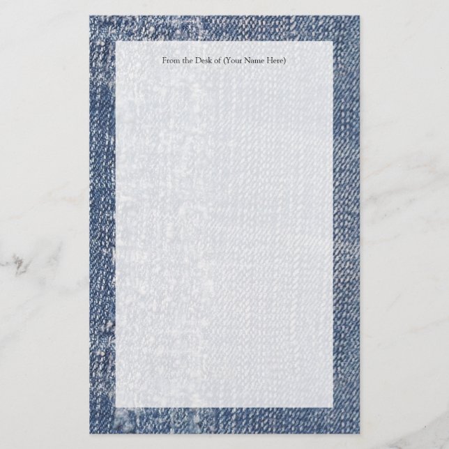 Papeterie Worm Denim Jeans-Look (Devant)