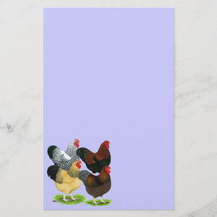 Papeterie Wyandotte : Assortiment de coq