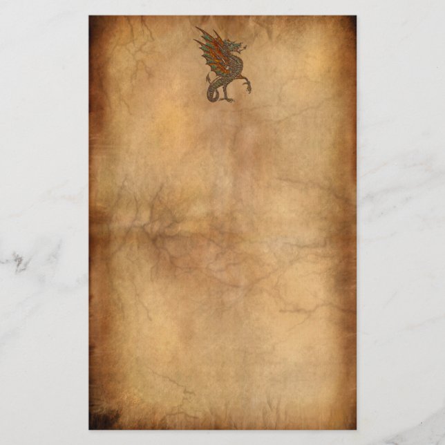 Papeterie Yes Old Medieval Dragon Design (Devant)