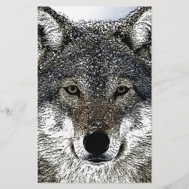 Papeterie Yeux de loup (Devant)