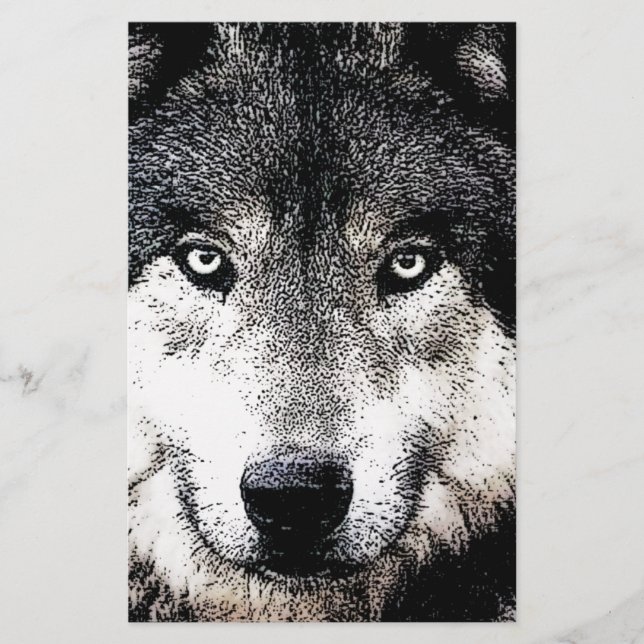 Papeterie Yeux de loup (Devant)