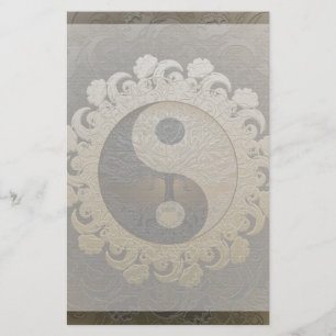 Papeterie Yin Yang avec l'arbre de la vie par Amelia Carrie
