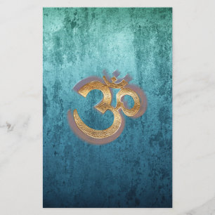 Papeterie Yoga en laiton bleu Spiritualität de l'Asie de