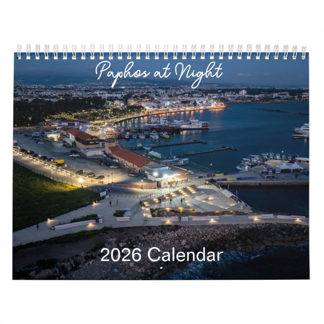 Paphos à la Nuit Calendrier par Paphos Life (Protection)
