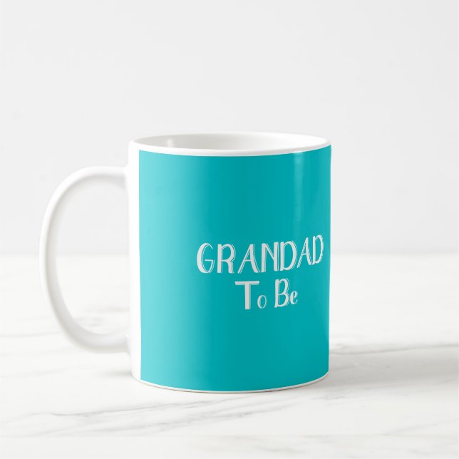 Papi à venir - Mug Fond Sarcelle (Gauche)
