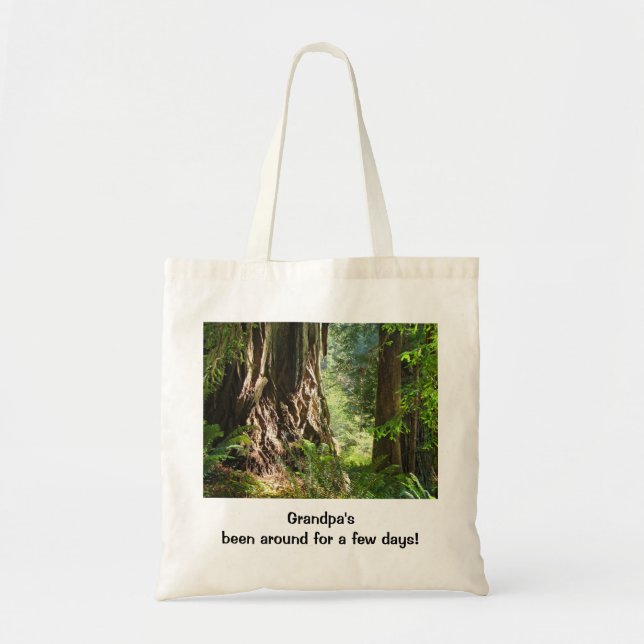 Papi est là depuis quelques jours ! Sac fourre-tou (Devant)