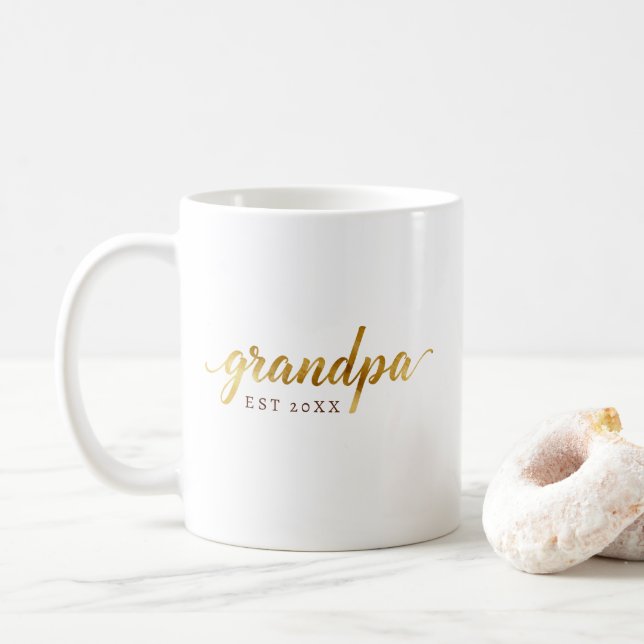 Papi Mug | Annonce personnalisée de naissance de b (Avec donut)