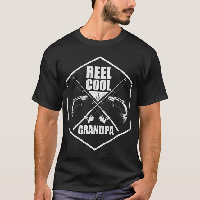 Papi pêcheur à la ligne Tshirt pour la fête des pè (Devant)