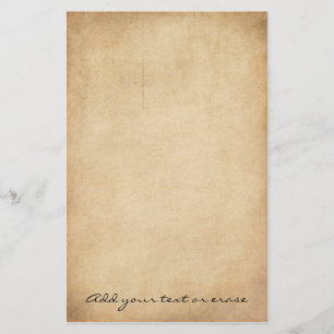 Papier 3 de papeterie souillé par cru