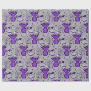PAPIER À CADEAU gris-violet 2020 Grad Centerpiece