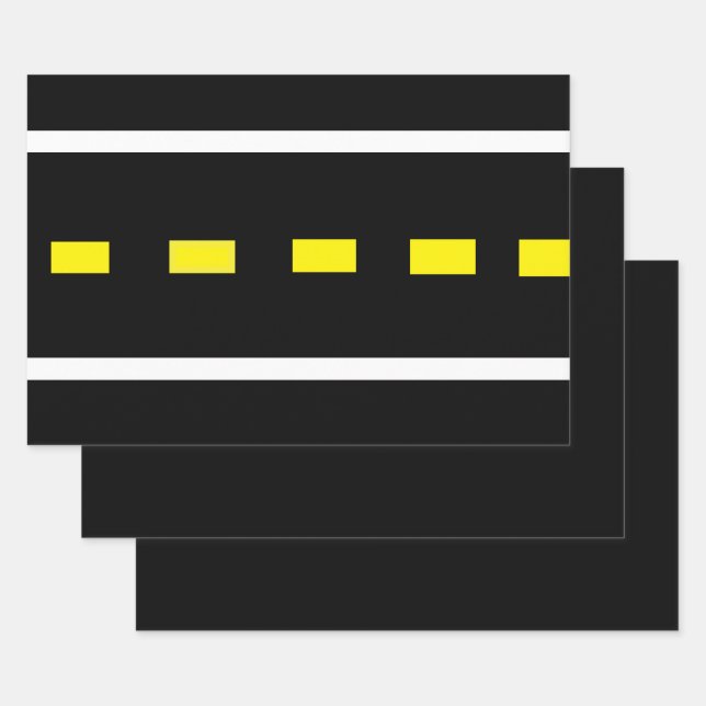 Papier à deux voies (noir, blanc, jaune) (Lot)