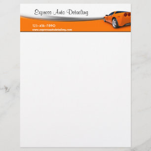 Papier À En-tête Atelier de réparation automobile
