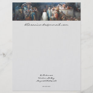 Papier À En-tête Avec Motif Christ quitter Praetorium