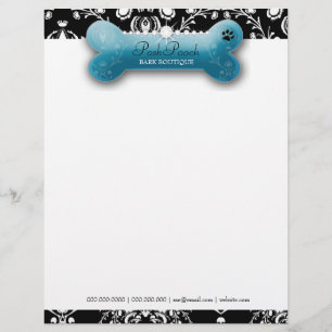 Papier À En-tête Avec Motif Écorce turquoise de lancement du cabot 311 snob