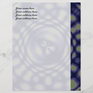 Papier À En-tête Avec Motif Étoiles de fantaisie d'art abstrait