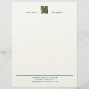 Papier À En-tête Avec Motif Lettre antique Y - En-tête