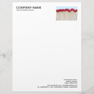 Papier À En-tête Avec Motif Photo du coin - Corners