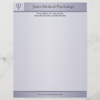 Papier À En-tête Avec Motif Psychologue en-tête