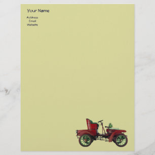PAPIER À EN-TÊTE AVEC MOTIF RÉPARATION AUTOMATIQUE - AUTOMOBILE