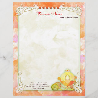 Papier À En-tête Avec Motif Royal Princess Carriage