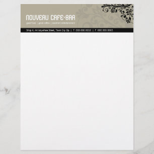 Papier À En-tête Avec Motif TÊTE DE LETTRE D'AFFAIRES TENDANTE :: Élément 7