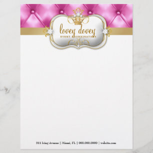 Papier À En-tête Avec Motif Touffe rose de 311 Ciao Bella