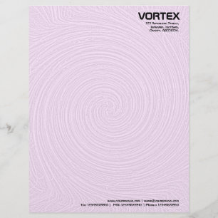 Papier À En-tête Avec Motif Vortex - Rose