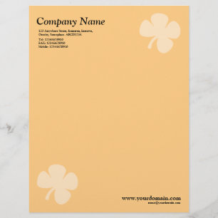 Papier À En-tête Clover - Orange clair
