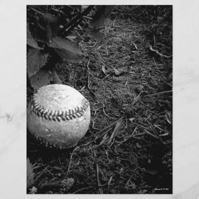 Papier à en-tête de baseball (Devant)