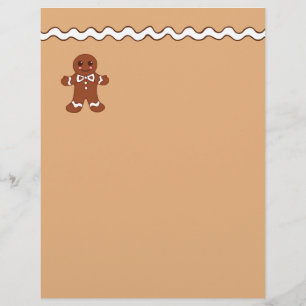 Papier à en-tête de biscuits au gingembre