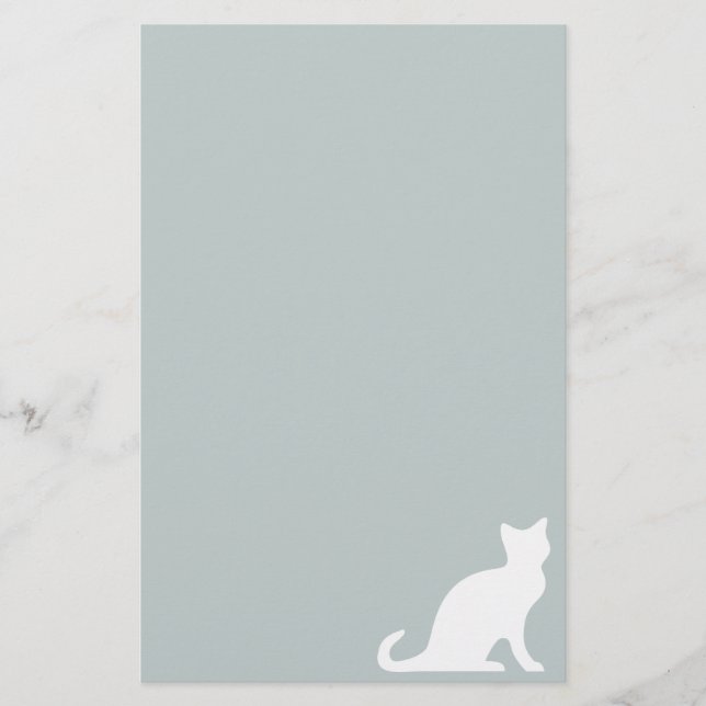 Papier à en-tête de papeterie pour chat (Devant)